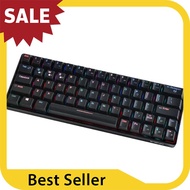 Popular Product Compact Mechanical Multi-device Keyboard with 64 keys BT & Type-C Mode 18 RGB Backli