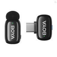 (Docooler)BOYA mini 2.4G Wireless Microphone System Phone Microphone Lapel Microphone AI Voice Chang