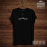 MOUNTAIN HEARTBEAT MOUNTAIN T-Shirt. Original Adventure T-shirt Cotton Combed 30s. Distro VENOMIAL.I
