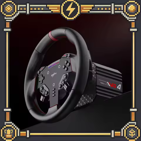 PXN VD4 Bundle Racing Wheel 4Nm Force Feedback Simulator Gaming Steering Wheel PXN VD Series Direct 
