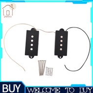 Pb P Bass Pickup Humbucker Pickup For 4 String P Bass Replacement Bass Guitar Part, Black