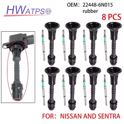 22448-6N015 New Spark Plug Cap Ignition Coil Rubber For Nissan Pulsar 2005-2001