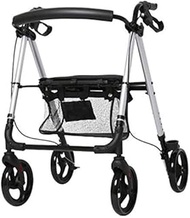 Walkers for seniors Walking Frame,Wheelchair, Rehab for Seniors,Old People,Lightweight Aluminum Rollator, Adjustable Rolling Walker with Seat,Space Saver rollator walker, Durable Mobility Aid The New