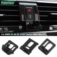 POKERFACE Car Phone Holder Stand Dedicated Mount Bracket Automobile Fixed Base for BMW X3 X4 X5 1/3/