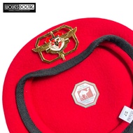 MERAH Pancasila youth beret / camel beret / red beret / Pancasila youth hat / PP beret / premium woo