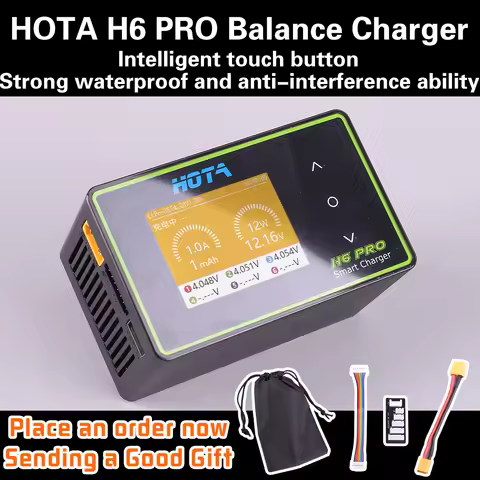 HOTA H6 pro DUO AC 200W DC 700W 26A Battery Balance Charger for 1-6S 3S 4S Lipo Battery High Power C