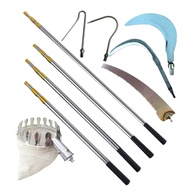 (+/-) 3M 4M 5M 6M 7M Telescopic Fruit Picker High Pruning Branch Shear Saw Viral Galah Pengait Buah 