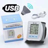 English Voice Broadcast Wrist Blood Pressure Monitor Digital Automatic BP Tonometer Heart Rate Sphyg