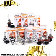 ORIGINAL OSRAM HALOGEN BULB / 12V 100W / 24V 100W / CAR HEADLIGHT LAMP / H1 H3 H4 H7 / P21W P21/5W R