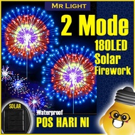 ✨2025 Viral 2Mode LED Firework Solar Light Outdoor Waterproof Garden Lampu Hari Raya Bunga Api Kelip