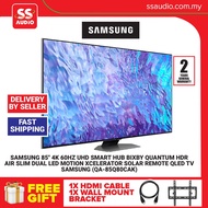 【 DELIVERY BY SELLER 】Samsung 85' QLED Q80C 4K SMaert Television/ Televisyen/ 电视 QA-85Q80CAK