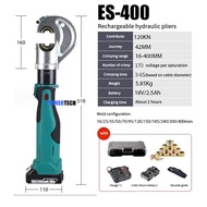 ES-400 คีม ไฮดรอลิก ไฟฟ้า เครื่องย้ำ หางปลา ระบบไฮดรอลิก จิ๋วขับเคลื่อนเครื่องมือที่สามารถชาร์จได้ แ