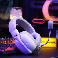 L80PRO Wireless Gaming Headset Lightseed Tech-Built-In & Detachable Dual Microphone-Lightweight Head
