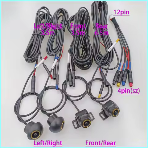 WDR SN307 Chip for Car 360 Panoramic Camera Super HD 8K AHD1080P 720P Camera 360° Driving Assistance