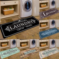 Rustic Wood Panel Laundry Room Bathroom Runner Rug Runner Carpet Non-slip Water Absorbent