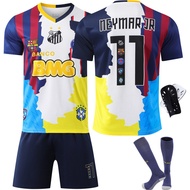Jerse Set a2526 Malba Uniform Paris Vin Brazil Commemorative Edition Football No. 11 Children Unesa 