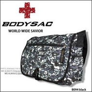 AMINAH~【BODYSAC B094】迷彩印花 潮流休閒 側背包 / 郵差包 灰色