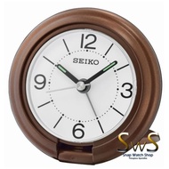 Seiko QHT012 Alarm Clock Original QHT012B Lumibrite Quiet Sweep