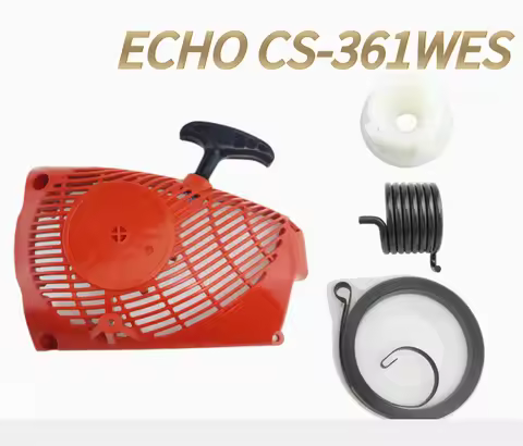 ECHO CS 361WES Handle Chain Saw Manual Puller Starter Recoil Torsion Spring Rewind Plastic Pawl Whee