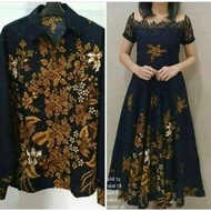 dress batik pesta jovan - couple batik - couple batik terbaru - dress batik premium - dress kekinia