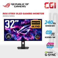 Asus32" ROG Strix WOLED XG32UCWMG Dual Mode G-Sync Adaptive Sync (4K@240Hz FHD@480Hz) Gaming Monitor