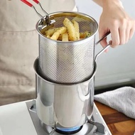 304 stainless steel Deep Fryer Super convenient non-stick oil-saving Filter deep fryer pot deep frye