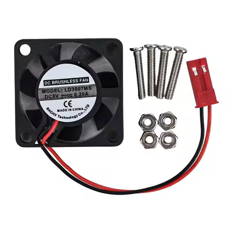 5V 3007 Cooling Fan For Raspberry Pi 4, Pi 3 B+ Pi 3 B Pi 2 Pi B+,Pi For Zero Lifespan Of 30,000 Hou