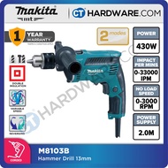 MAKITA MT M8103B IMPACT HAMMER DRILL 13MM 430W 3000RPM