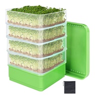 GO Auto-Bean Seed Germination Kit Micro-Green Plant Growing Tray Drain Tray Four-Tier Stackable Spro