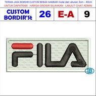 E-A9 BRAND-FILAV2 LOGO EMBROIDERY PATCH - CUSTOM EMBROIDERY'ST TESTIMONI