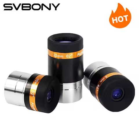 SVBONY Telescope 1.25" Aspheric Eyepiece HD Wide Angle 62 ° 4 10 23mm Fully Coated Telescope Accesso