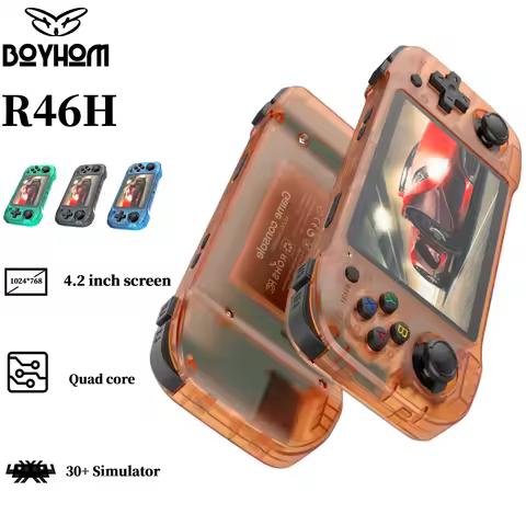R46H Retro Handheld Console Classic Game 4.2 inch HD IPS Screen Portable Video Player MAX 128G 29K G