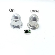 Nut knalpot Cb cbr crf Nut Hex Cap 8mm k15 k45 cb cbr crf supra GTR Original