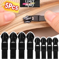 XZaddUseMix 5Pcs Invisible Waterproof Zip-Lock Head - Reverse Seamless Double Sided Zip-Lock - Metal