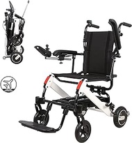 Lightweight for home use Electric Wheelchair - Reclining Folding Ultra Lightweight Electric Power Wheelchair 250W Horse Power Dual Motor - Electric Wheelchairs for Travel Adults Seniors Heavy Duty Pow