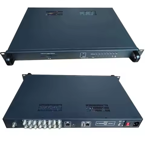 Satellite Signal Receiver 8-Channel Tuner to RF Satellite to IP DVB-S2 DVB-T T2 DVB-C ISDBT to DVB-T