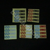 Enkei Wheel Sticker Set Racing Rim Sticker