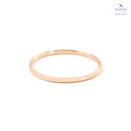 Xuping Gelang Kaku - Bangle Lapis Emas Polos 4mm 0131200209