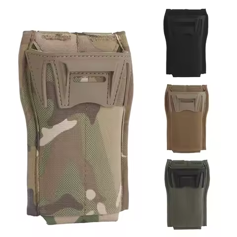 K-Type 5.56 AR M4 Magazine Pouch Quick Release Magazine Pouch Compatible with Molle Belt Vest Airgun