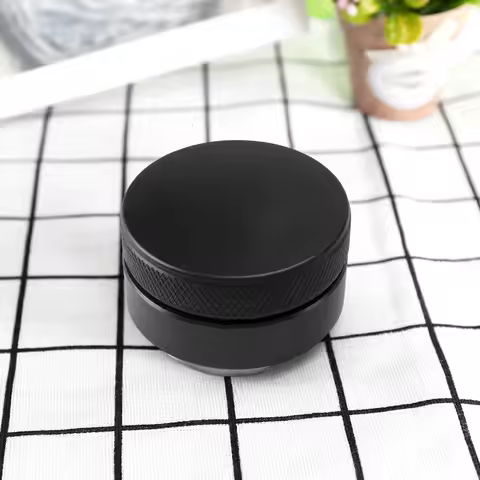 Espresso 304 Stainless Steel Coffee Distributor Leveler Tool Coffee Tamper with Three Angled Slopes 