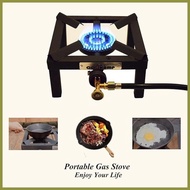 ◸ ❡ ◨ Heavy Duty Single/Double Burner Gas Stove Portable Desktop Gas Range Installation-free Home