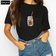 KATUN SPOTLIGHT_ID - T-SHIRT ICE COFFEE PICTUREWanita COMBED COTTON 30S, T-SHIRT ICE COFFEE MEN'SWan