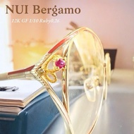 NUI BERGAMO 005 Rubi GF 1/10 Sz130 Frame Glasses