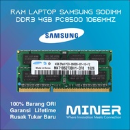 SODIMM DDR3 4GB PC8500 1066Mhz Laptop Memory RAM