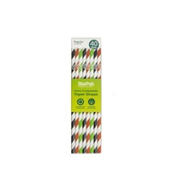 BioPak Compostable Paper Drinking Straws - Regular (6x197mm)