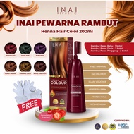 INAI PEWARNA RAMBUT HALAL - HENNA HAIR COLOUR  (INAI REPUBLIC 5 IN 1)