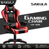 【Ready Stock】Sakula Kerusi Gaming Chair Pink Murah Massage Chair Office Chair Comfortable Back Rest