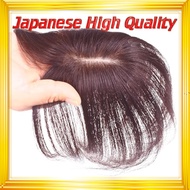 HIYE Partial Wig Top Only Wig Bangs 100% Human Hair for Women Medical Human Hair Partial Wig Wig He