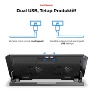 SIMPLBYSHP Cooling Pad Laptop 2 Fan 17 Inch - Q100| |