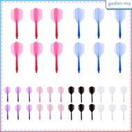 [GedonMY] 6 Pieces Durable ABS Plastic Dart Shafts and Dart Flights for 2BA Thread Dart Barrels